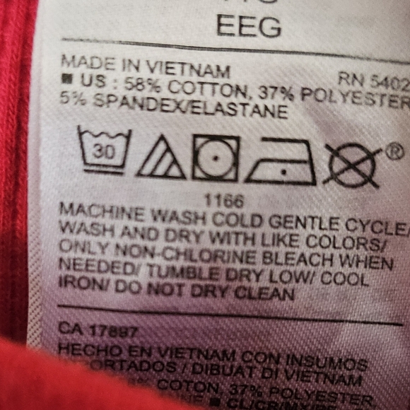 Old Navy Women's Red Thermal Waffle Weave Pajama Pants XXL Loungewear PJs Winter - Picture 5 of 6